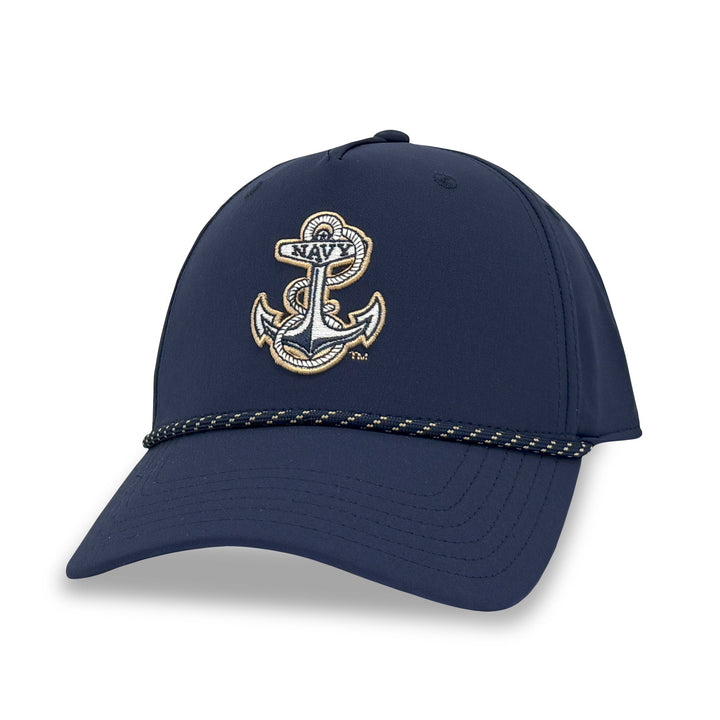 Navy Under Armour Sideline Drive 5 Panel Rope Hat (Navy)