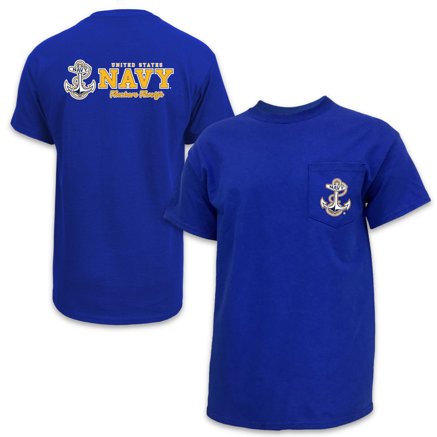 Navy Mens Pocket Duo T-Shirt