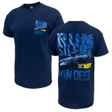 Load image into Gallery viewer, Navy Run Silent Run Deep T-Shirt (Navy)