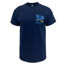 Load image into Gallery viewer, Navy Run Silent Run Deep T-Shirt (Navy)