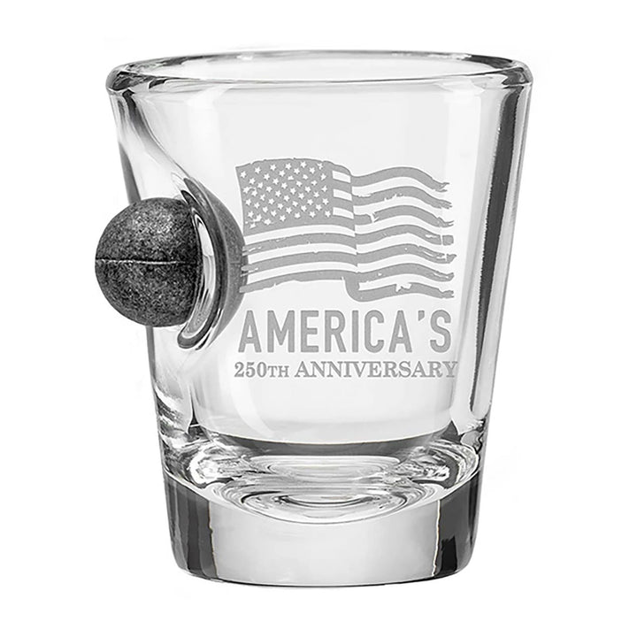America's 250th Anniversary Musketball Shot Glass