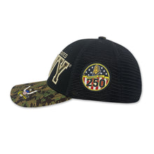 Load image into Gallery viewer, Navy Military Shadow 250th Anniversary Mesh Back Hat (Camo)