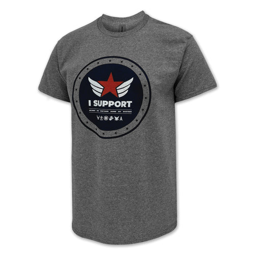 I Support Star T-Shirt (Grey)