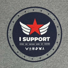 Load image into Gallery viewer, I Support Star T-Shirt (Grey)
