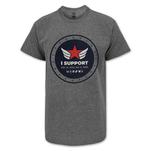 Load image into Gallery viewer, I Support Star T-Shirt (Grey)