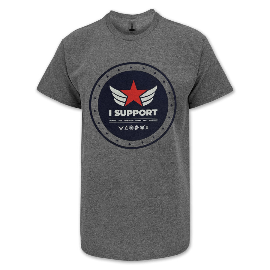 I Support Star T-Shirt (Grey)