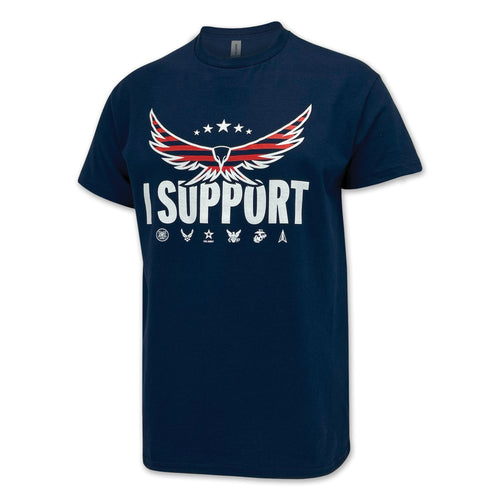 I Support Eagle T-Shirt (Navy)