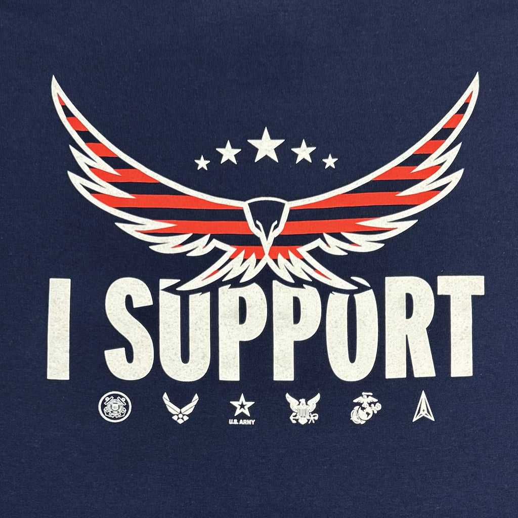 I Support Eagle T-Shirt (Navy)
