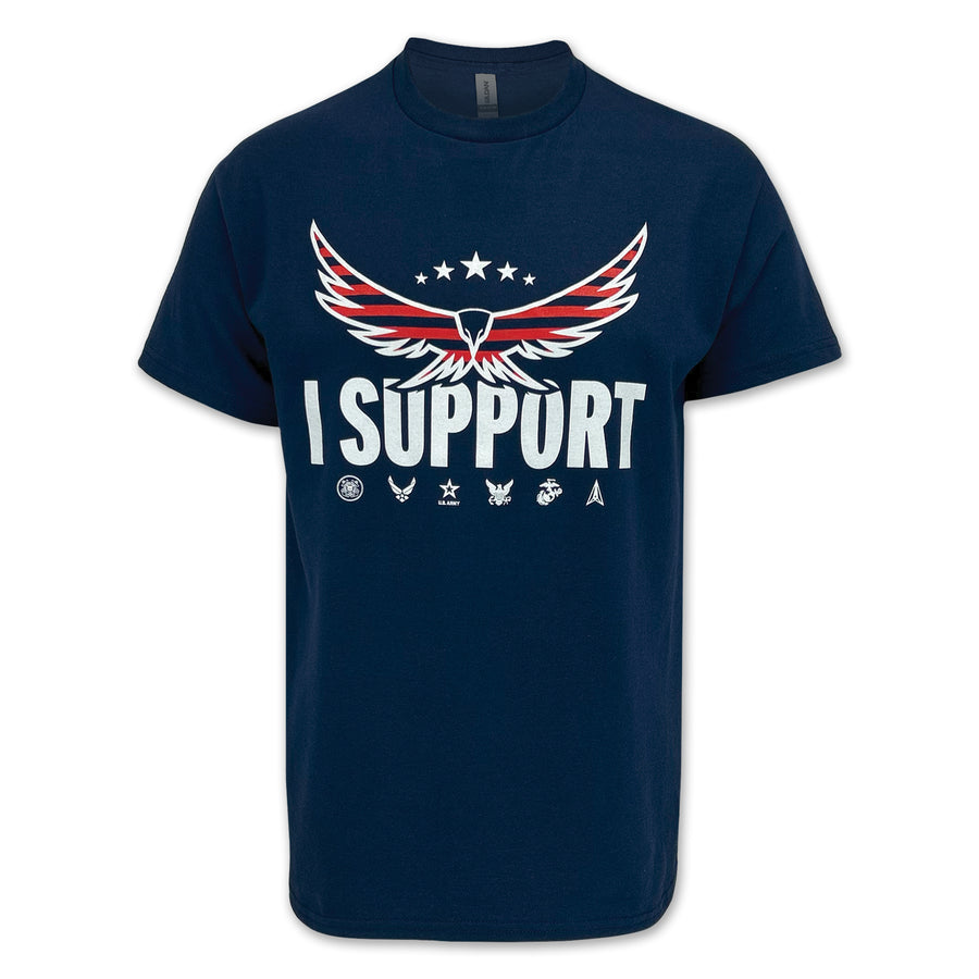 I Support Eagle T-Shirt (Navy)