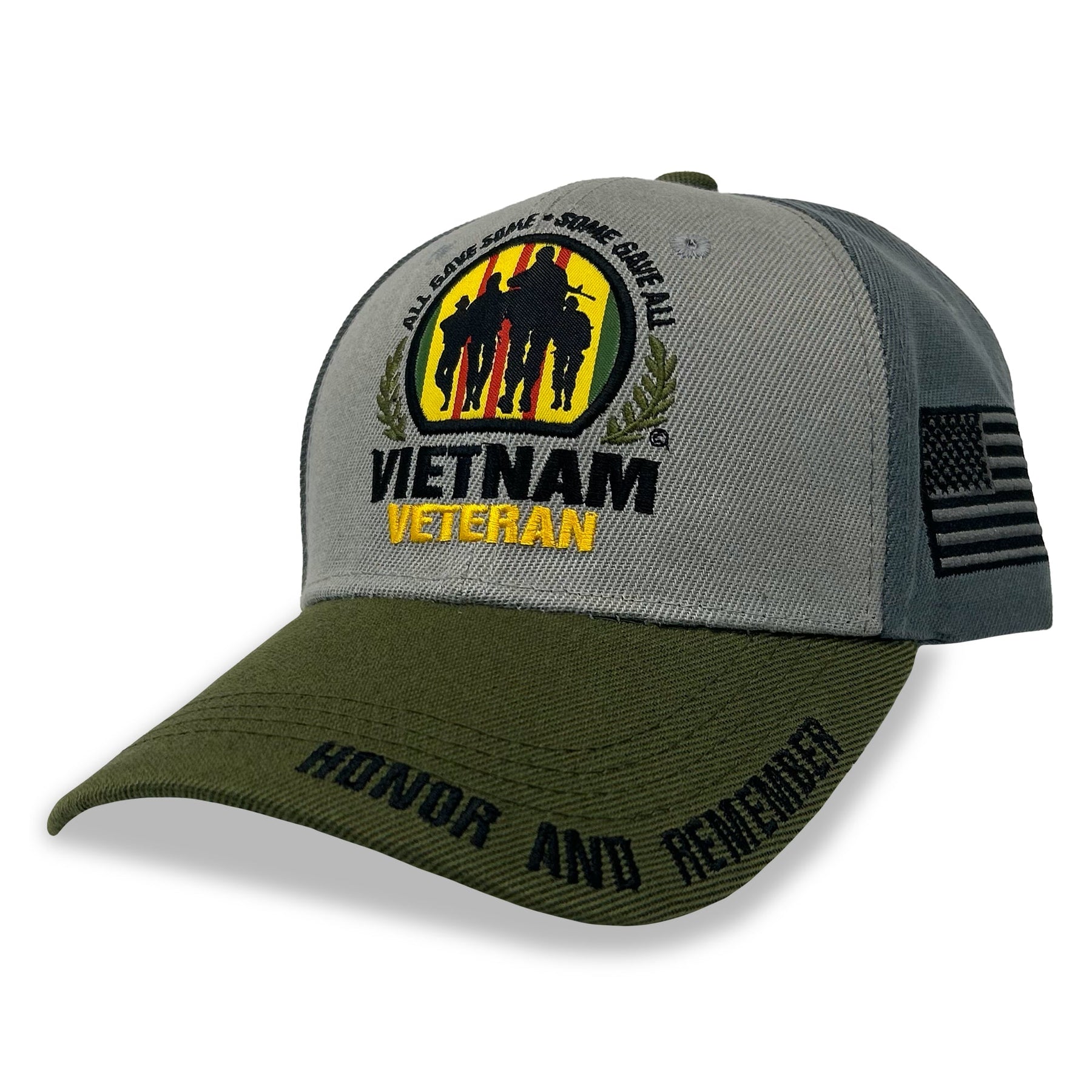 Vietnam Veterans Of America Adjustable Baseball Cap – Curved Visor Strapback (1-12pc Lots Available)