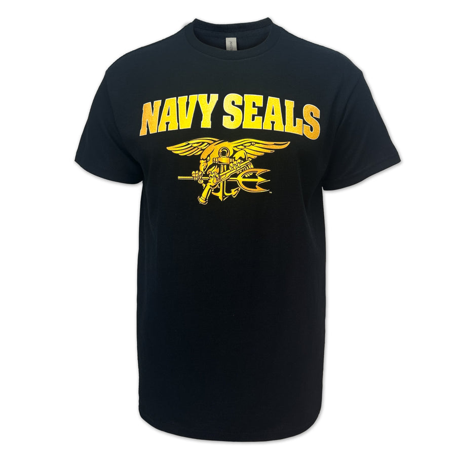 Navy Seals Gold T-Shirt (Black)