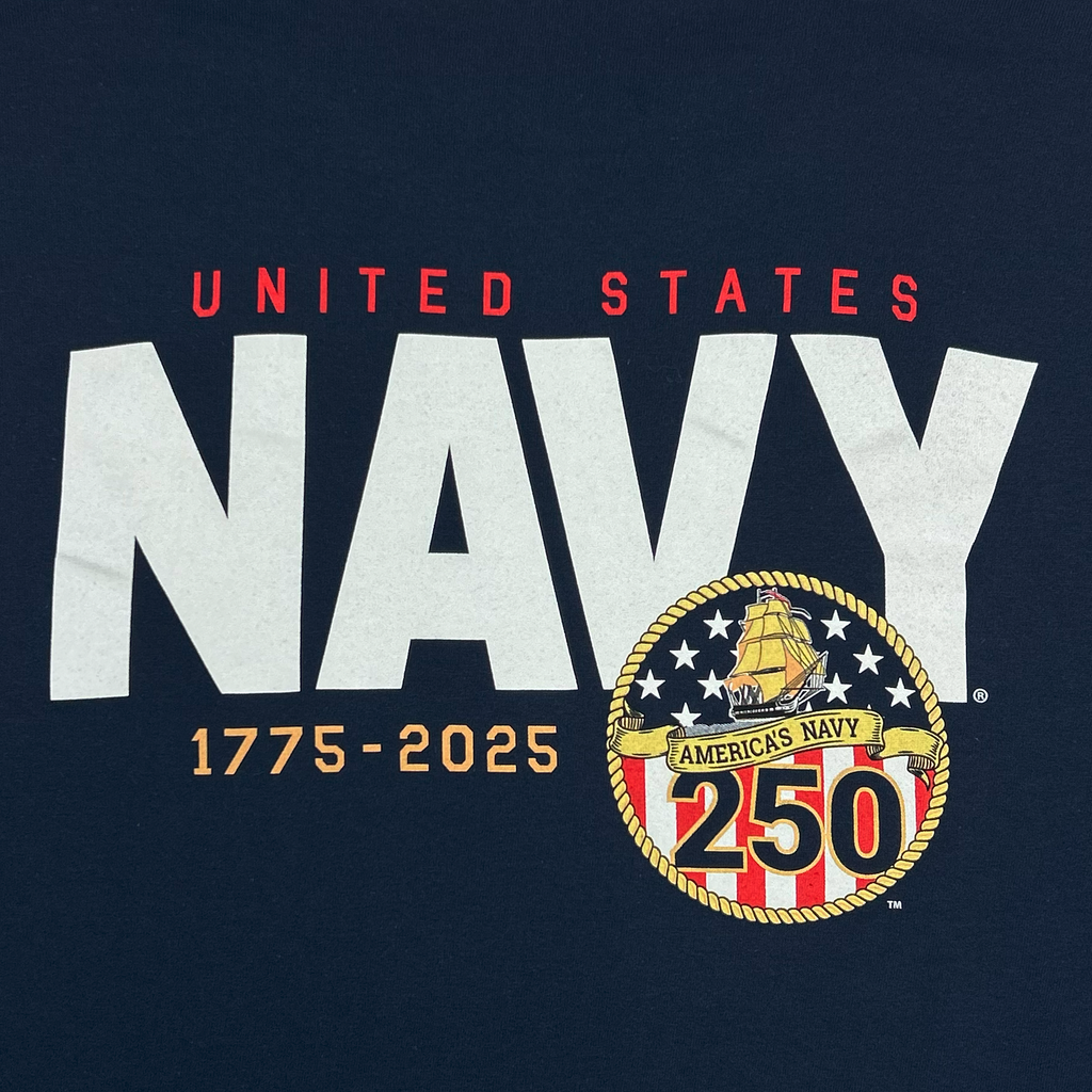 U.S. Navy 250th Anniversary T-Shirt (Navy)