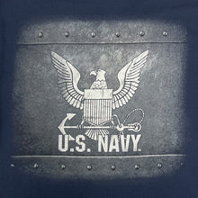 Load image into Gallery viewer, Navy Rivets T-Shirt (Navy)