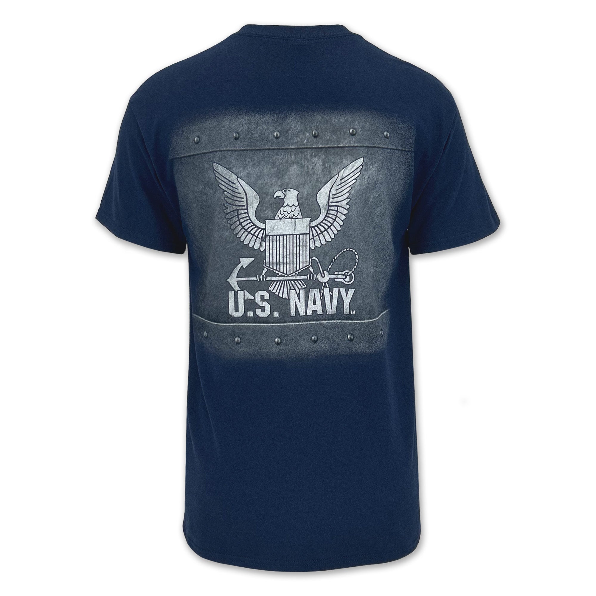 Navy Rivets T-Shirt (Navy) – Navy Gear