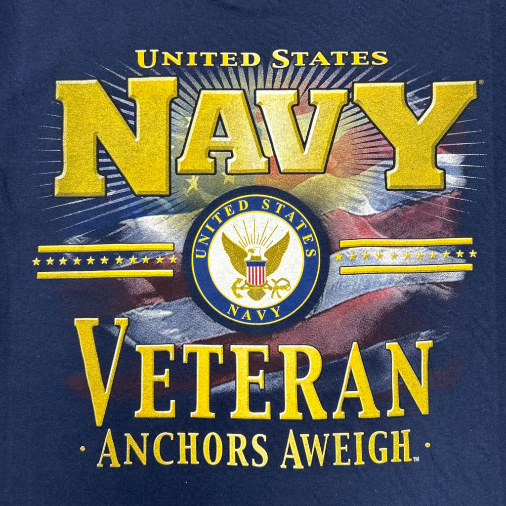 Navy Veteran Star Band T-Shirt (Navy)