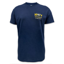 Load image into Gallery viewer, Navy Veteran Star Band T-Shirt (Navy)