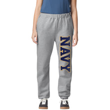 Load image into Gallery viewer, Navy Block Sweatpants (Grey)