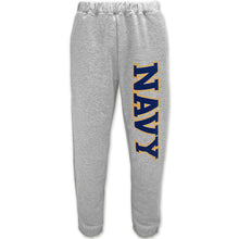 Load image into Gallery viewer, Navy Block Sweatpants (Grey)