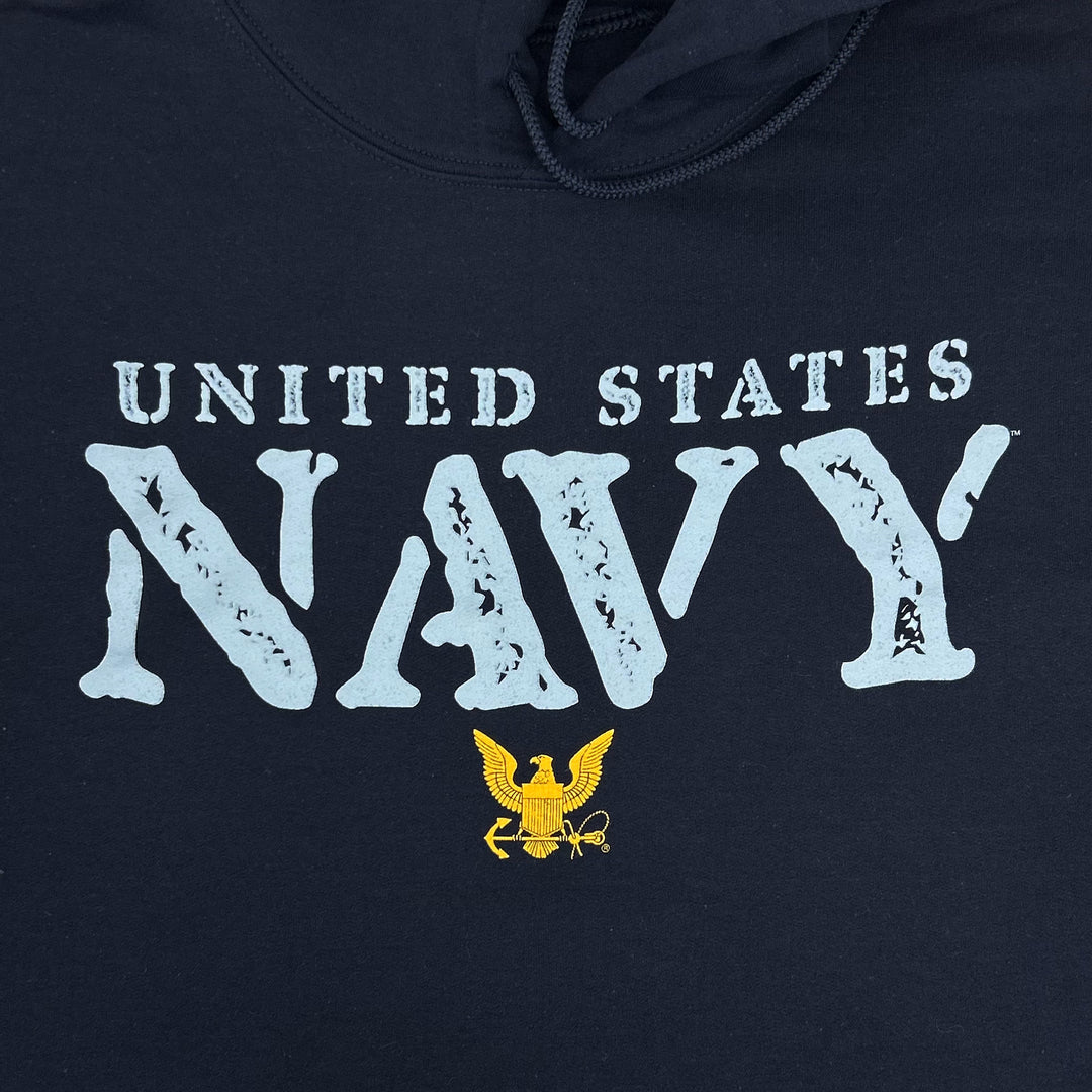 United States Navy Stamp Logo Hood (Navy)
