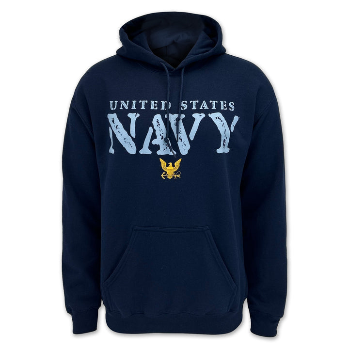 United States Navy Stamp Logo Hood (Navy)