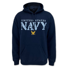 Load image into Gallery viewer, United States Navy Stamp Logo Hood (Navy)