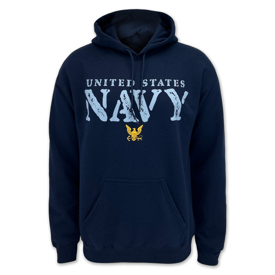 United States Navy Stamp Logo Hood (Navy)
