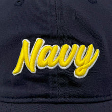 Load image into Gallery viewer, Navy Ladies Script Hat (Navy)
