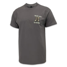 Load image into Gallery viewer, I Walked the Walk U.S. Veteran T-Shirt (Charcoal)