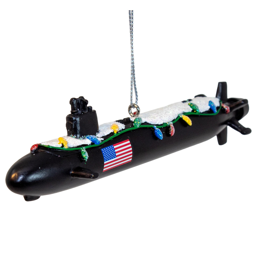 U.S. Navy Submarine Christmas Lights Ornament