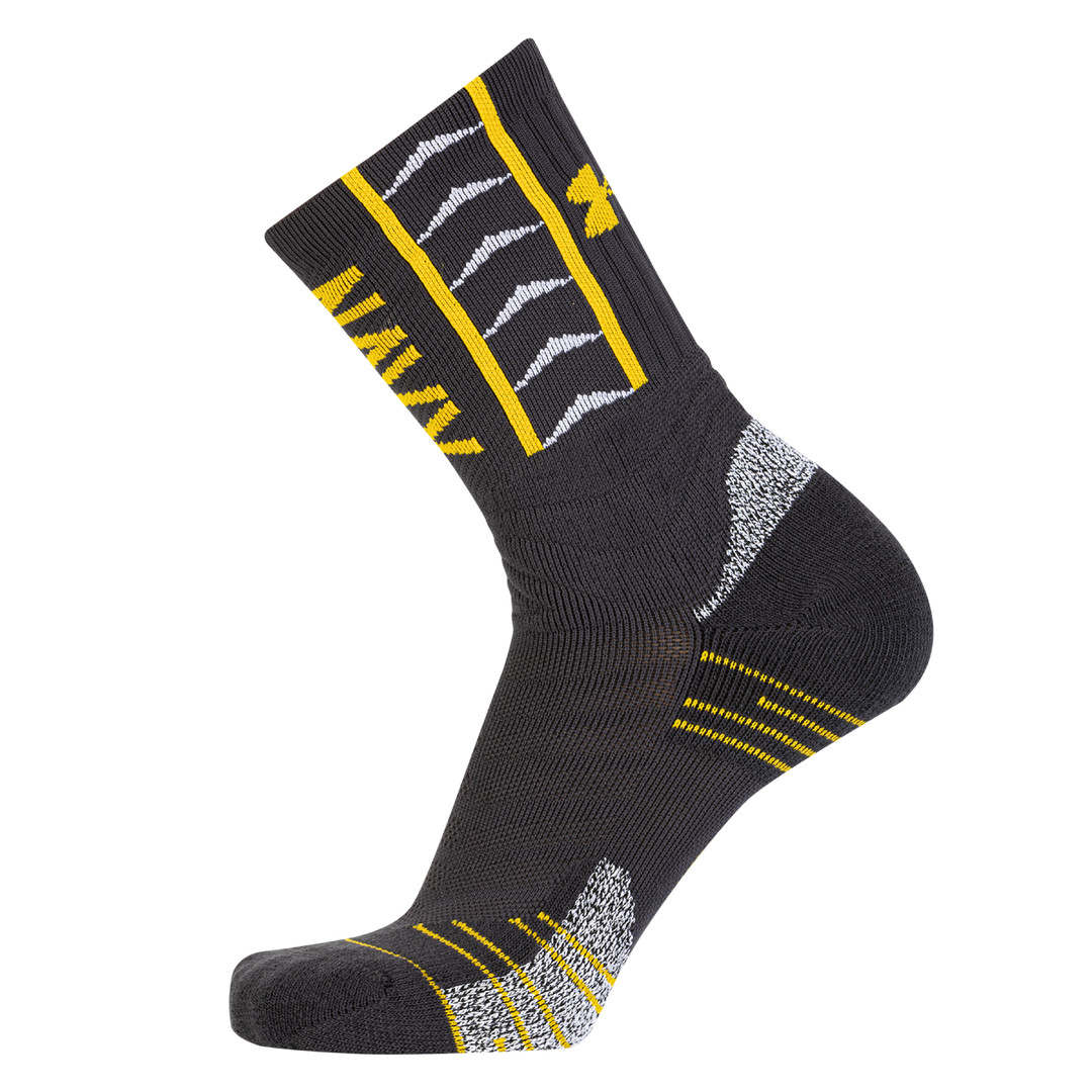 Navy Under Armour Playmaker Crew Socks (Navy)