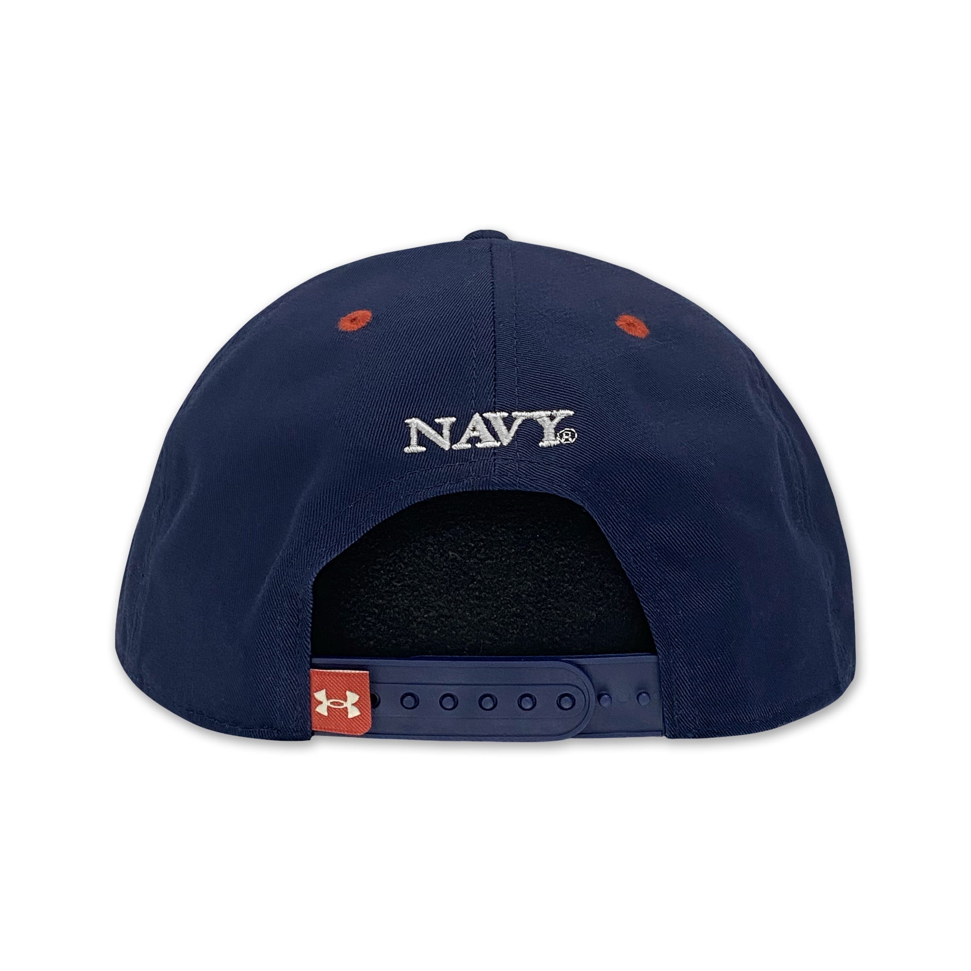 Navy Under Armour Washed Low Crown Flat Adjustable Hat (Navy