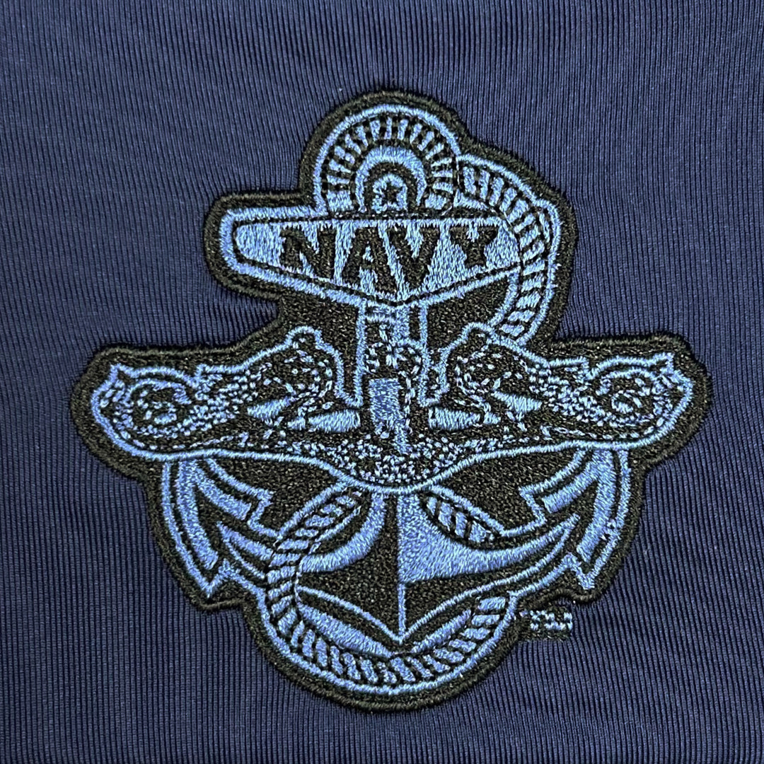 Navy Under Armour Silent Service Polo (Navy)