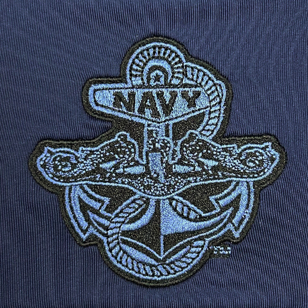 Navy Under Armour Silent Service Polo (Navy)