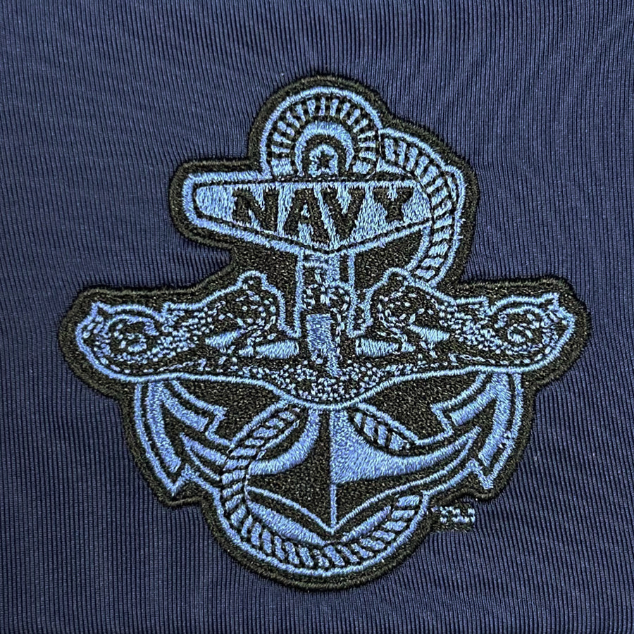 Navy Under Armour Silent Service Polo (Navy)