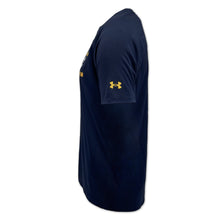 Load image into Gallery viewer, Navy Under Armour Left Chest Anchor Veteran Tech T-Shirt (Navy)