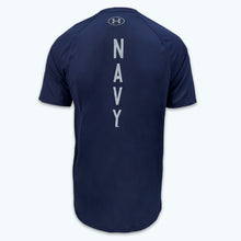 Load image into Gallery viewer, Navy Under Armour Anchor Silent Service Spine Tech T-Shirt (Navy)