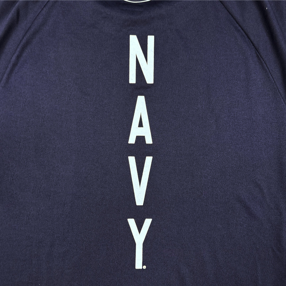 Navy Under Armour Anchor Silent Service Spine Tech T-Shirt (Navy)
