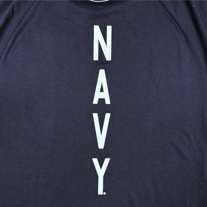 Navy Under Armour Anchor Silent Service Spine Long Sleeve T-Shirt (Navy)