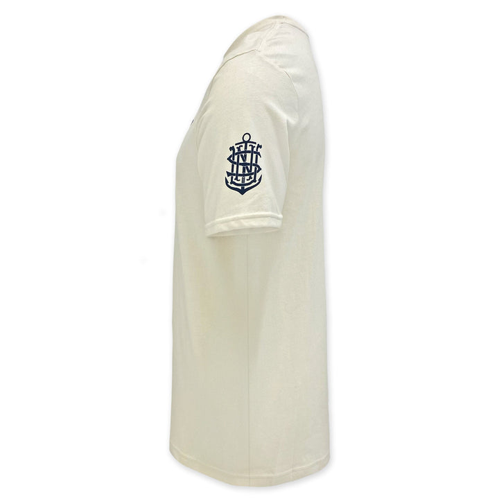 Navy Under Armour 2025 Rivalry Navy Eagle Cotton T-Shirt (Stone)