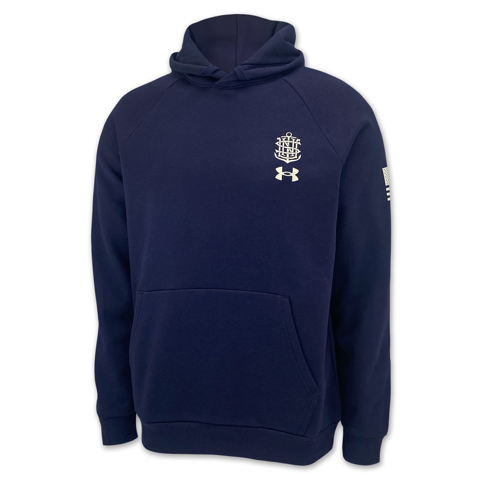Under Armour Navy 250th Rival Fleece Hood (Navy) – Navy Gear