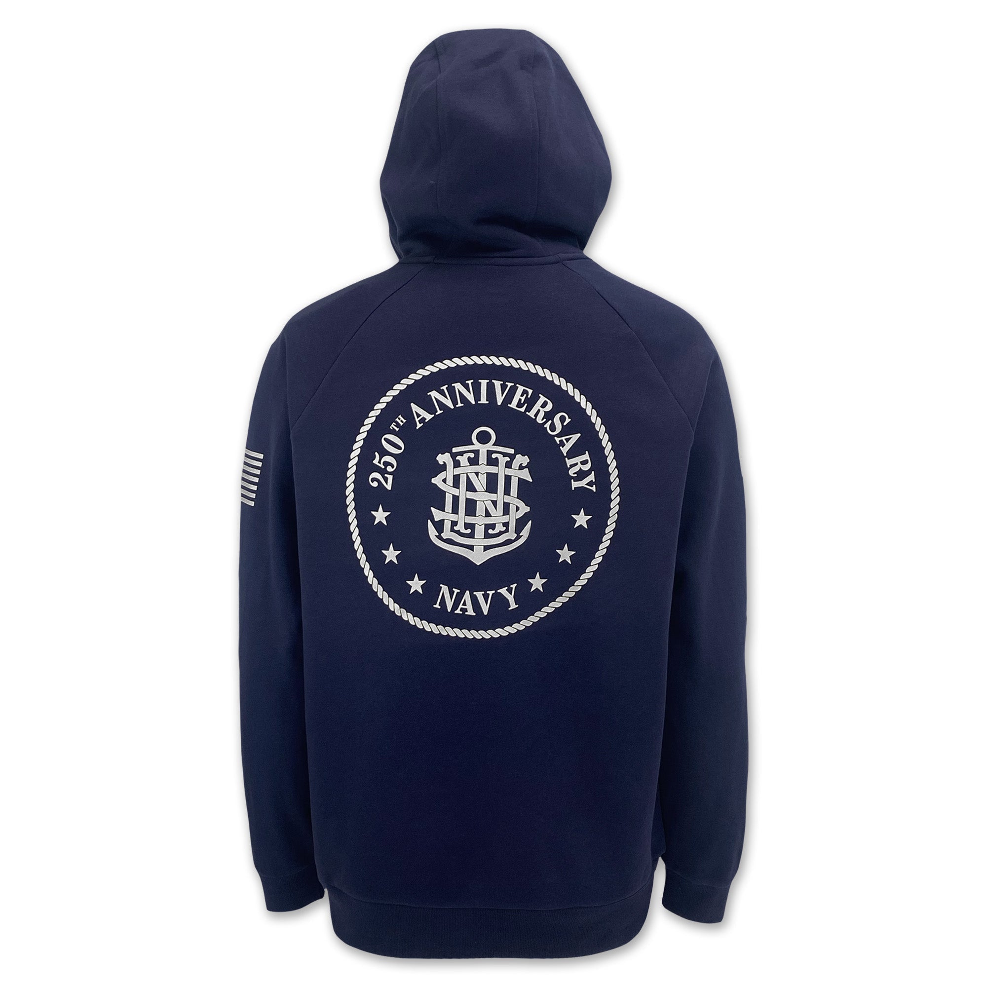 Under Armour Navy 250th Rival Fleece Hood (Navy) – Navy Gear