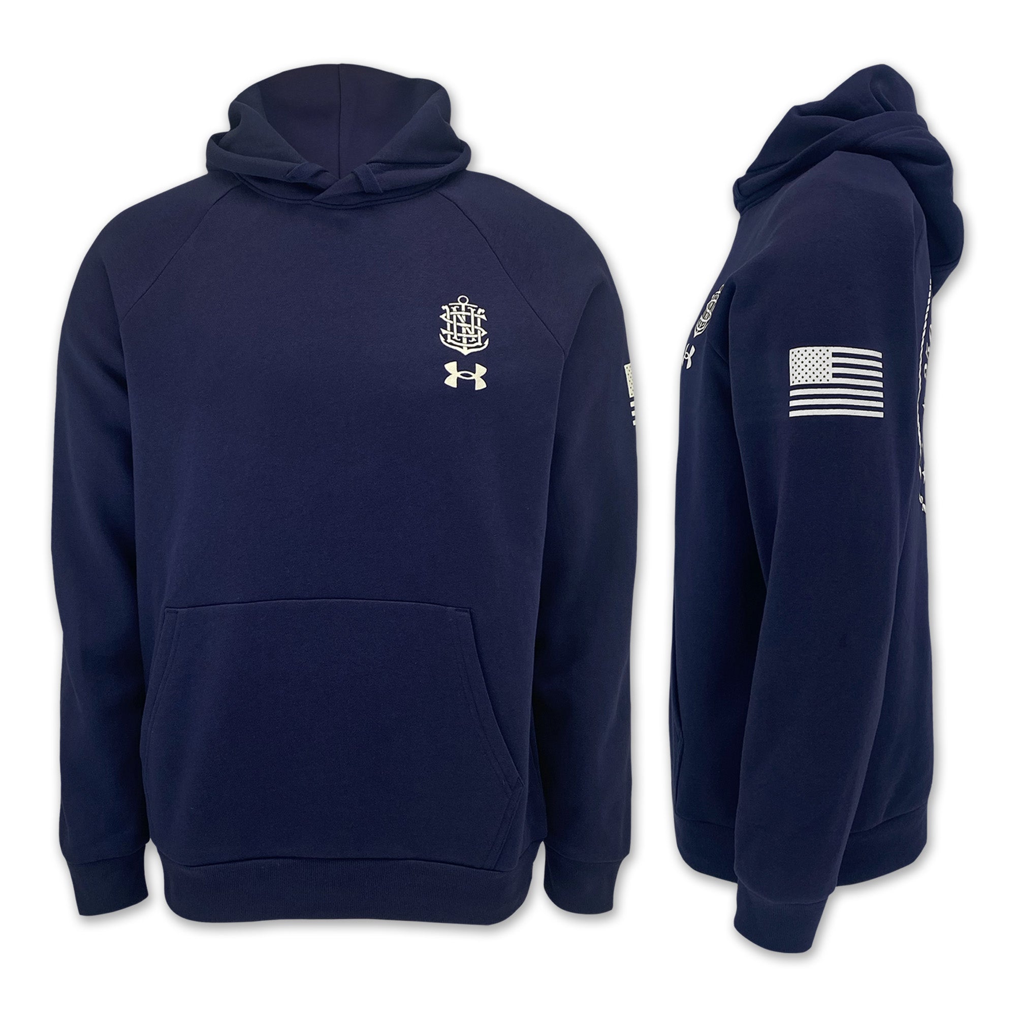 Under Armour 2025 Rivalry Navy 250th Rival Fleece Hood (Navy