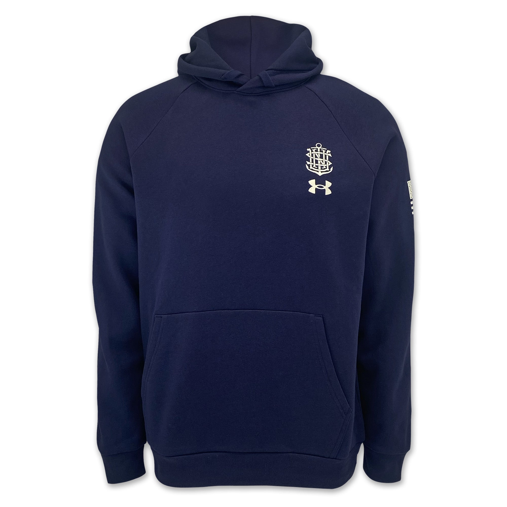 Under Armour Navy 250th Rival Fleece Hood (Navy) – Navy Gear