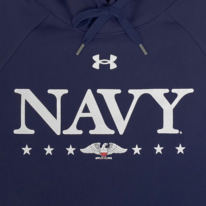 Navy Under Armour 2025 Rivalry Navy Eagle Rival Fleece Hood (Navy)