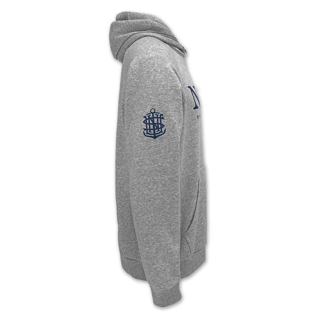 Navy Under Armour 2025 Rivalry Navy Eagle Rival Fleece Hood (Grey)