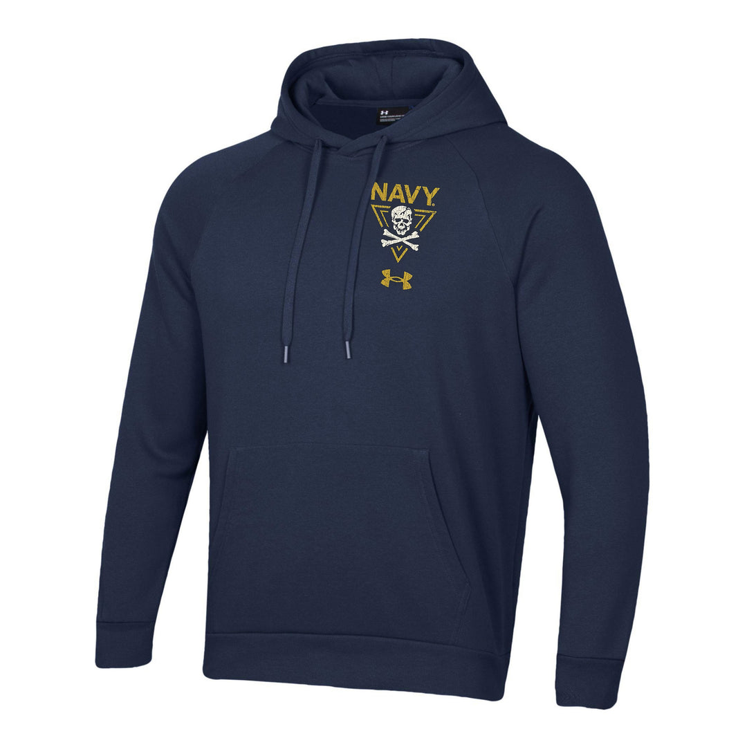 Navy Under Armour 2-Sided Jolly Rogers Fear the Bones Triangle