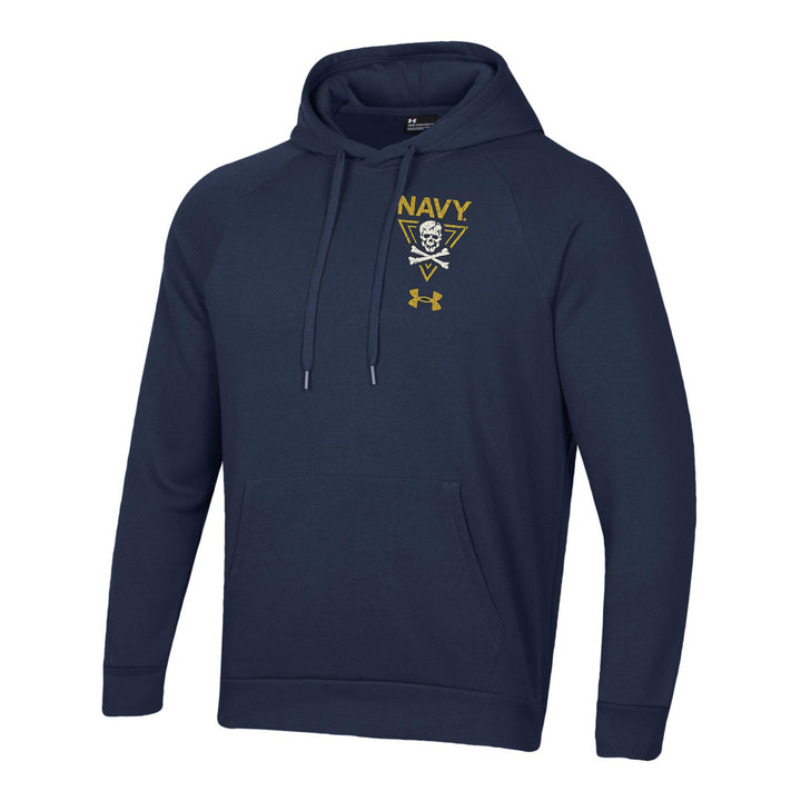 Navy Under Armour 2-Sided Jolly Rogers Fear the Bones Triangle Fleece Hood (Navy)