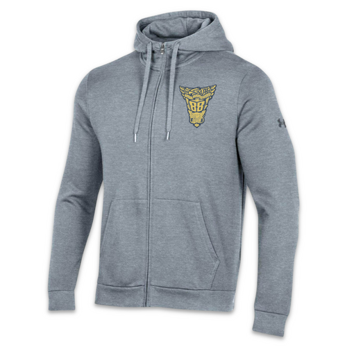 USNA Under Armour Class of 88 All Day Full Zip (Grey Heather)