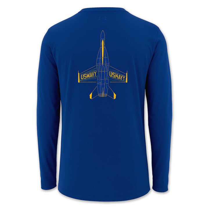 Navy Under Armour Blue Angels Long Sleeve T-Shirt (Royal)