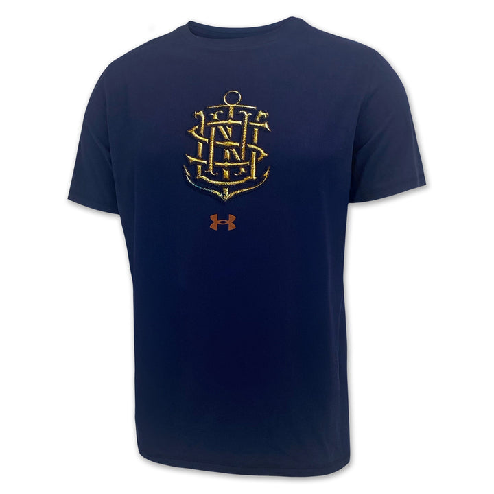 Navy Under Armour 2025 Rivalry Navy Anchor Tech T-Shirt (Navy)